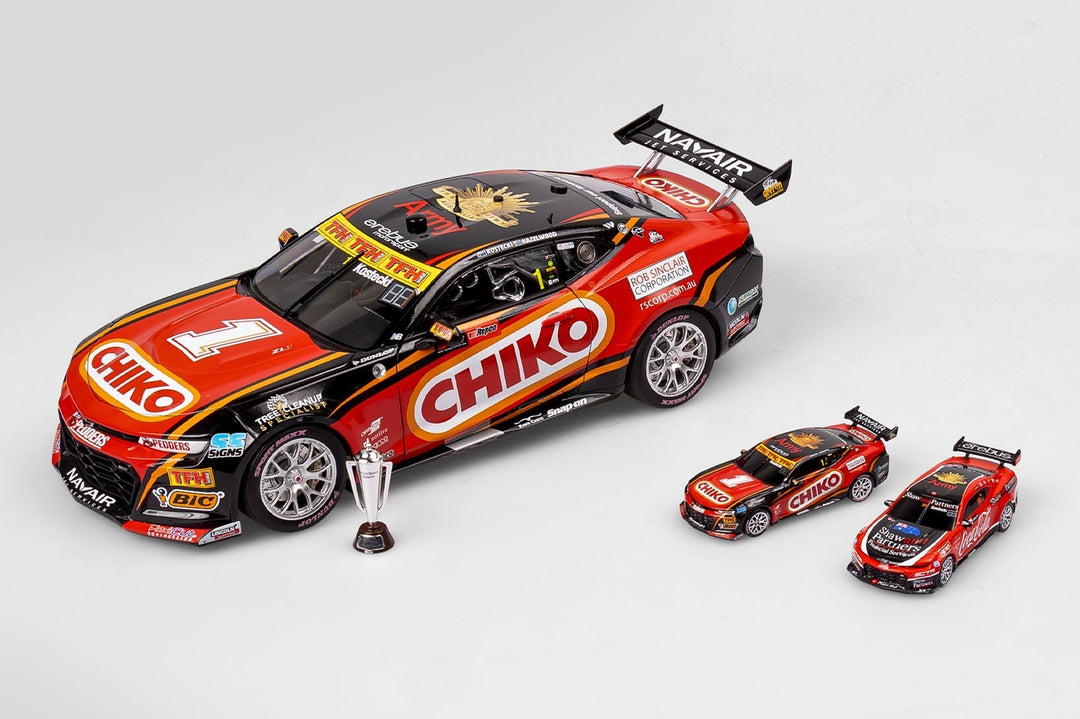 A COUPLE CHIKOS AND A SMALL COKE... The 1:18/1:64 2024 Bathurst Winner + 1:64 2023 Championship Winner Models Arrive!