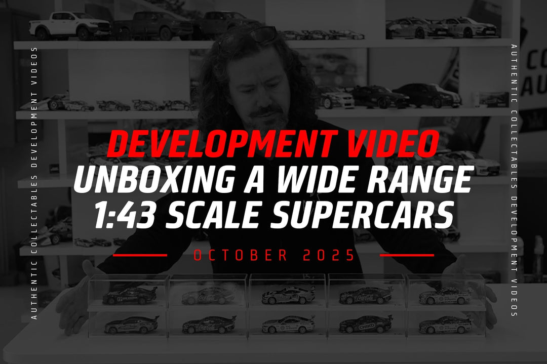 Development Video: Unboxing 1/43 Scale Bathurst Models, Indigenous Liveries + More! - October 2025