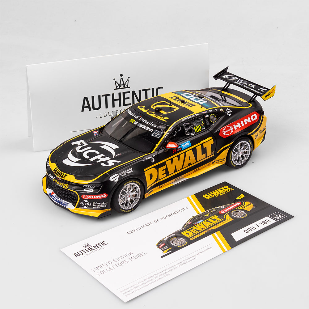 1:18 DEWALT Racing #100 Chevrolet Camaro ZL1 - 2024 Bathurst 500