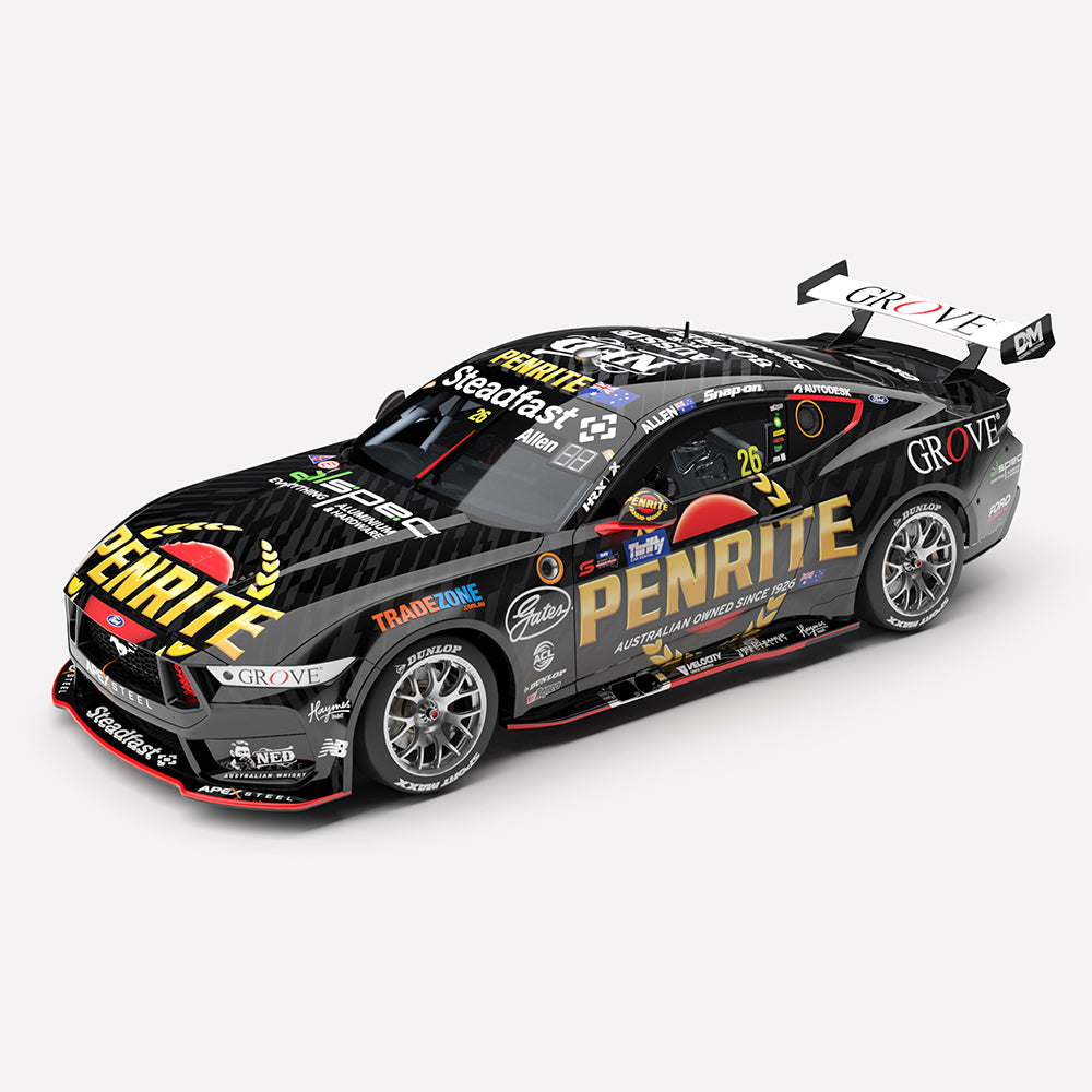 1:43 Penrite Racing #26 Ford Mustang GT - 2025 Supercars Championship Season