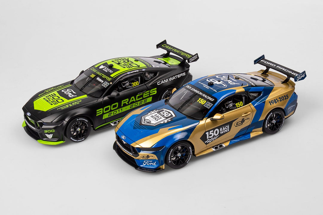 Celebrating Supercars Milestones – DJR & Cam Waters Special Edition Mustangs Land In 1:18 Scale!
