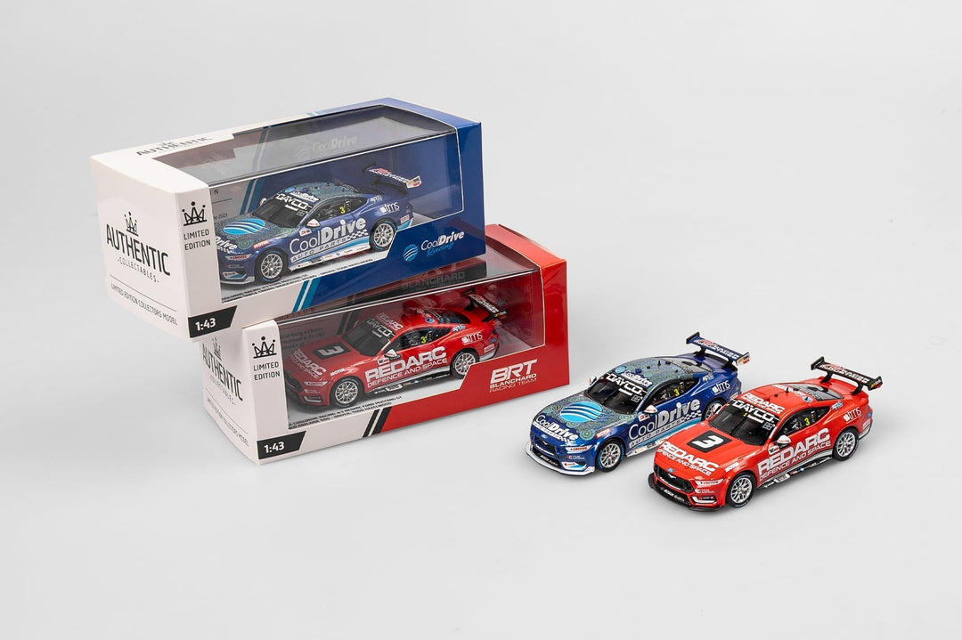 BRT Beasts! Todd Hazelwood Blanchard Racing Team Mustangs Arrive in 1:43