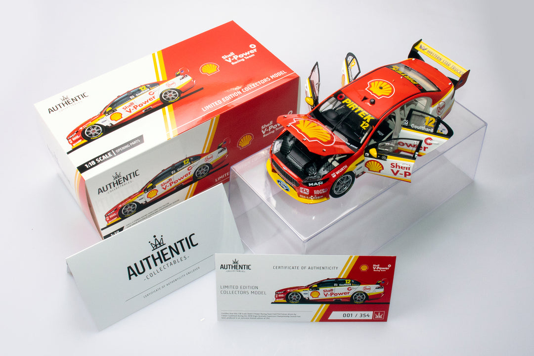 Now In Stock: 1:18 Scale Shell V-Power Racing Team 2018 VASC Season Car - #12 Fabian Coulthard