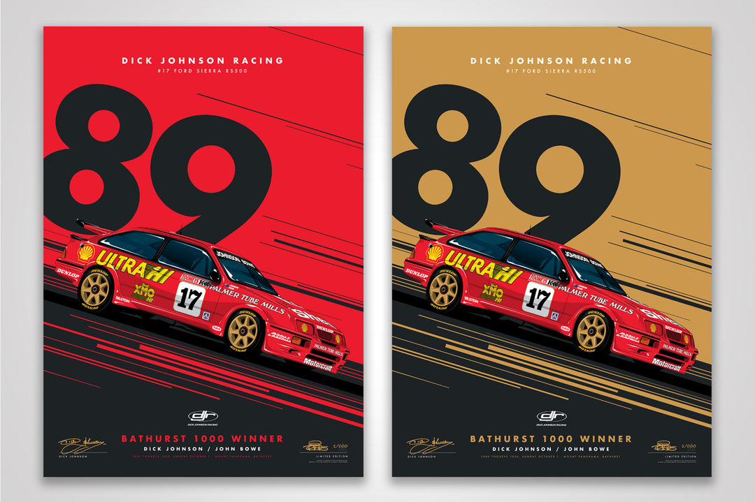 Pre Order Alert: Dick Johnson Racing 1989 Bathurst Winner Signed Limited Edition Prints