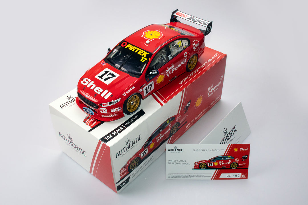 Now In Stock: 1:12 Scale Shell V-Power Racing Team 2018 Sandown 500 Retro Car - #17 Scott McLaughlin / Alexandre Prémat