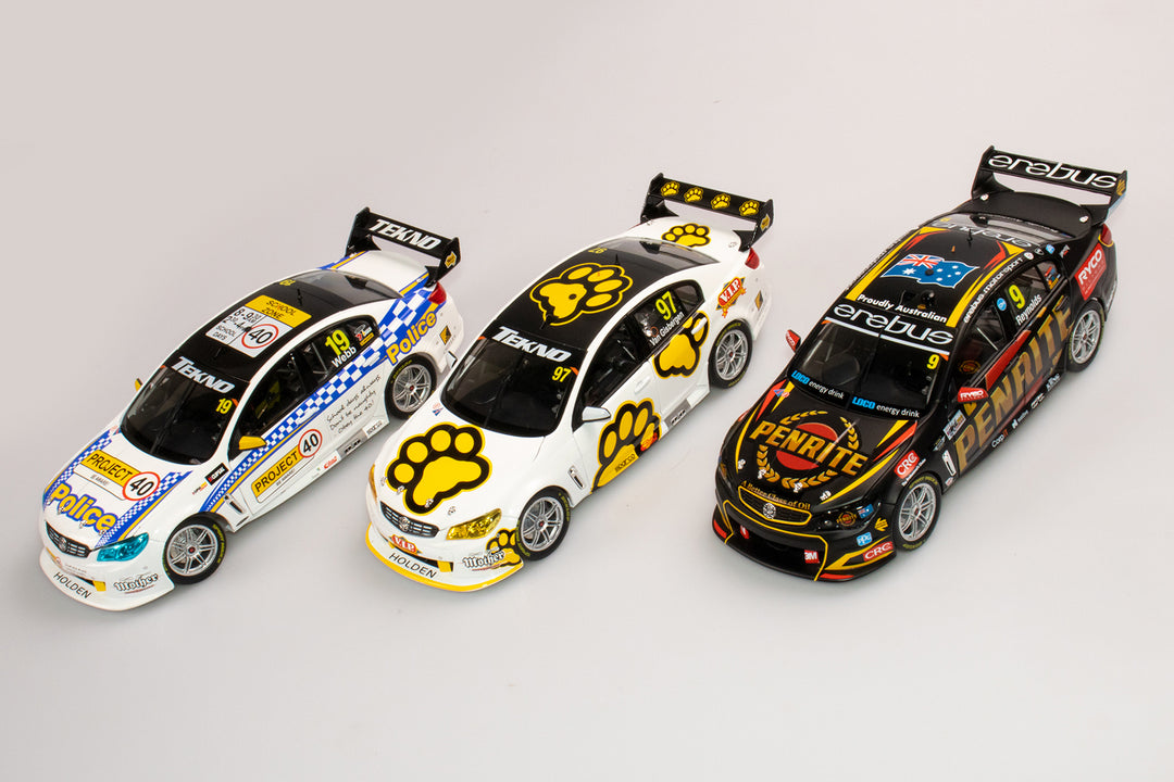 Now In Stock: 1:18 Scale Erebus + Tekno Holden VF Commodore Supercars