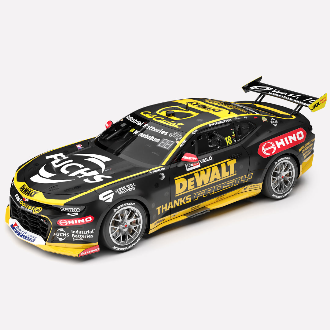 1:43 DEWALT Racing #18 Chevrolet Camaro ZL1 2024 VAILO Adelaide 500 Thanks Frosty Livery Driver: Mark Winterbottom