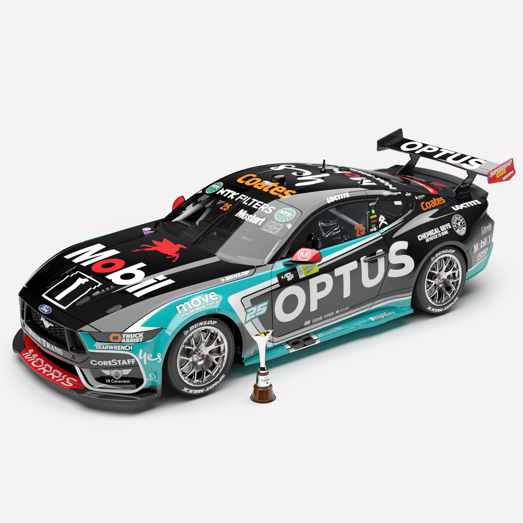 1:12 Mobil 1 Optus Racing #25 Ford Mustang GT - 2025 Supercars Champion