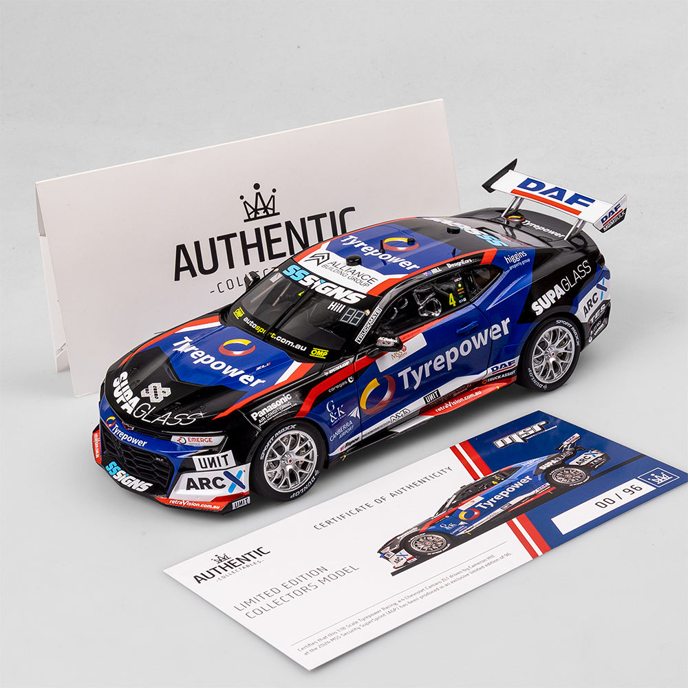 1:18 Tyrepower Racing #4 Chevrolet Camaro ZL1 - 2024 Melbourne SuperSprint (AusGP)