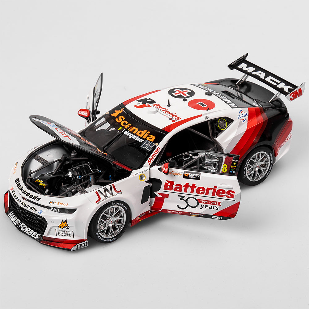 1:18 Brad Jones Racing R&J Batteries #8 Chevrolet Camaro ZL1 - 2025 Gold Coast 500 Race 29 Third Place Exclusive Edition