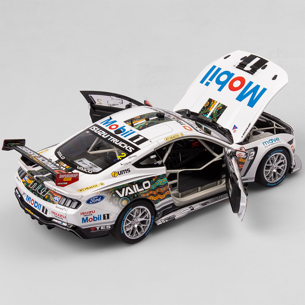 1:18 Mobil 1 NTI Racing #2 Ford Mustang GT - 2023 Darwin Triple Crown Indigenous Round