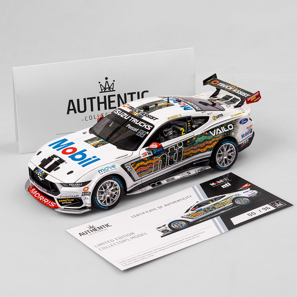1:18 Mobil 1 NTI Racing #2 Ford Mustang GT - 2023 Darwin Triple Crown Indigenous Round
