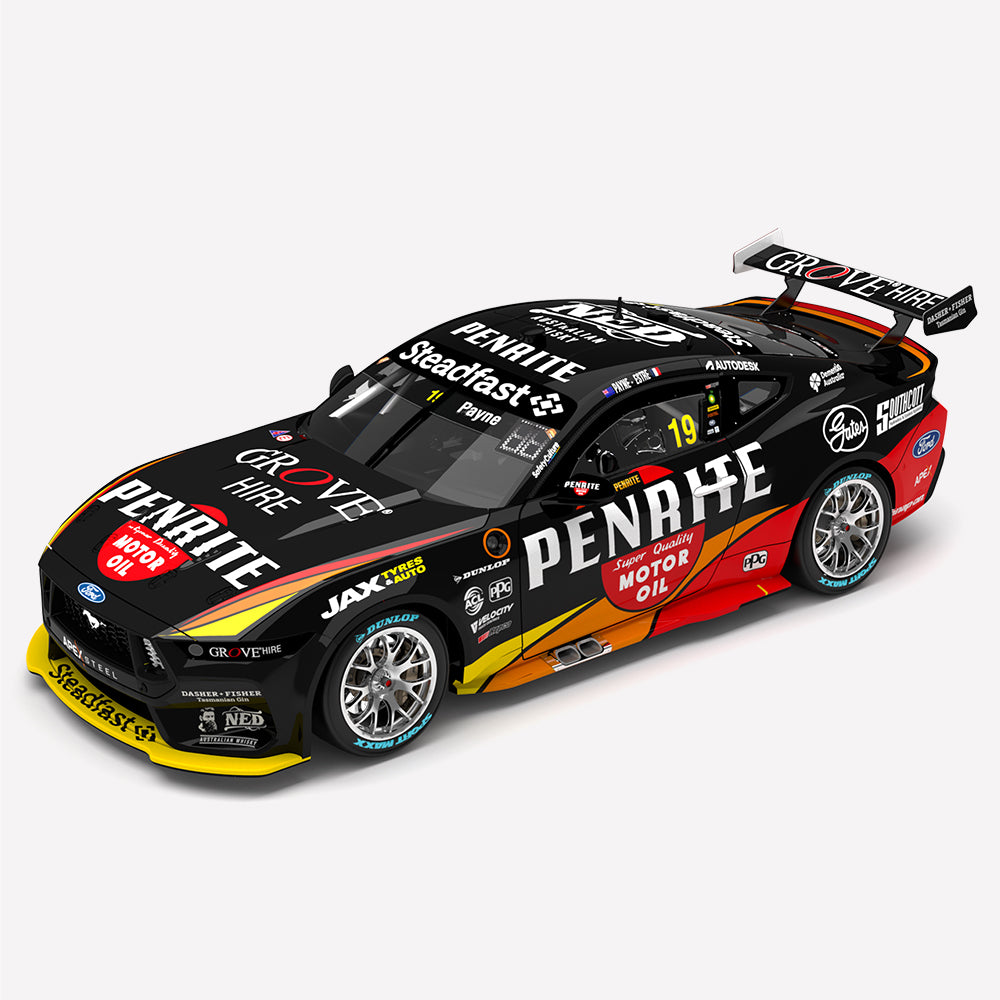 1:43 Penrite Racing #19 Ford Mustang GT - 2023 Sandown 500 Retro Livery