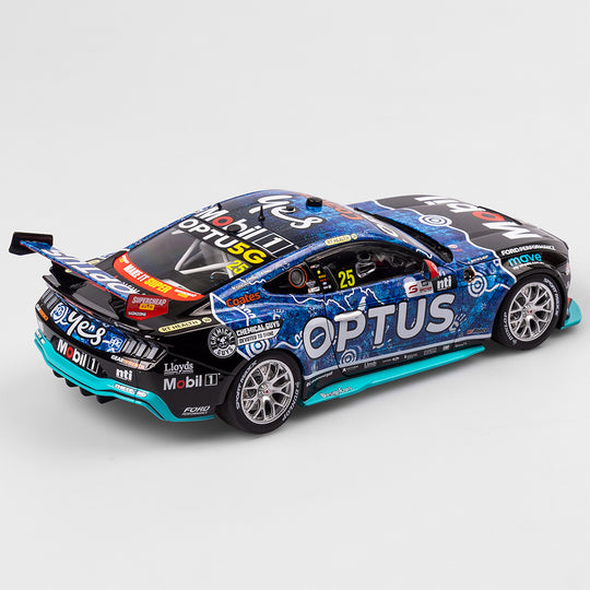 1:18 Mobil 1 Optus Racing #25 Ford Mustang GT - 2024 Townsville 500 Indigenous Livery