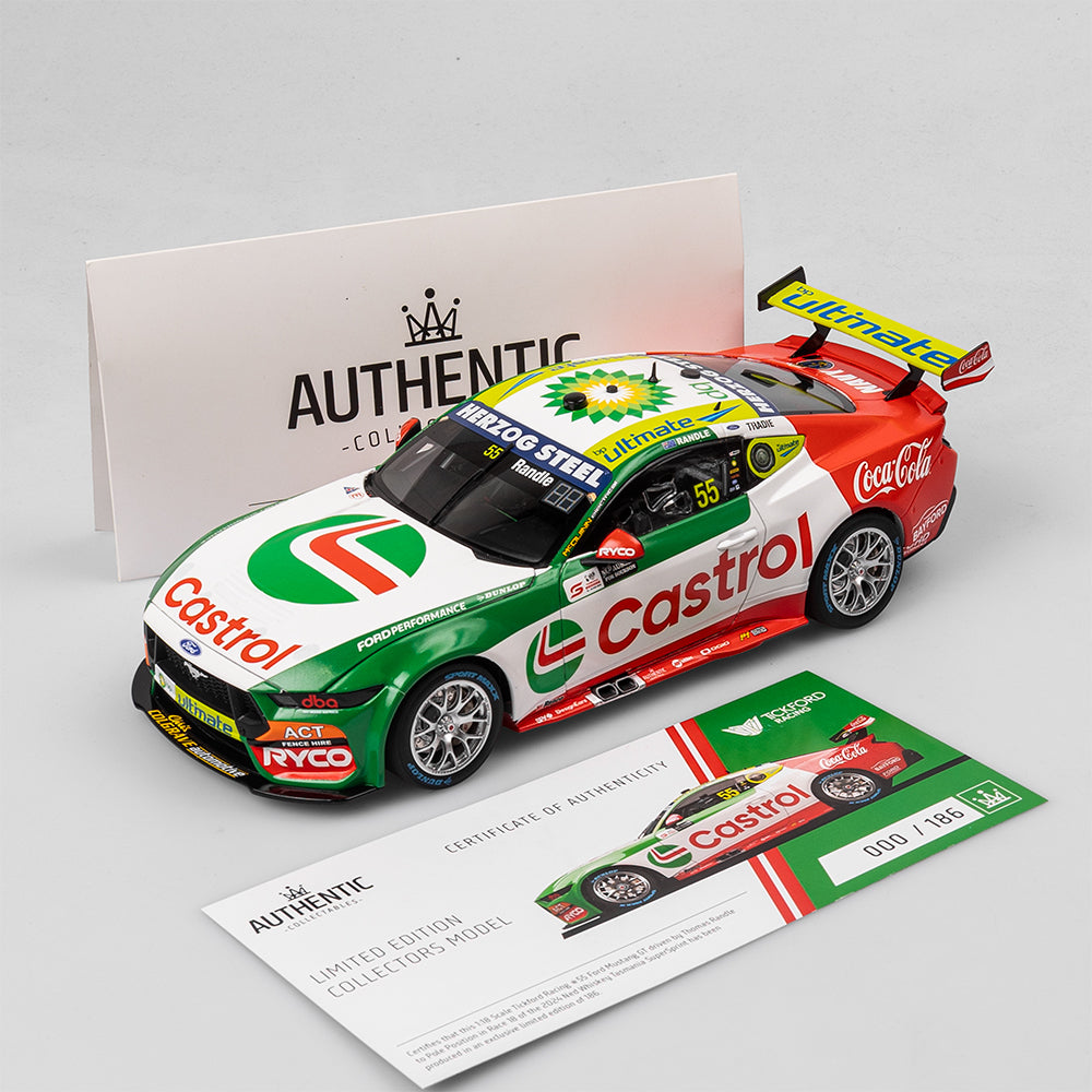 1:18 Tickford Racing #55 Ford Mustang GT - 2024 Tasmania SuperSprint Race 18 Pole Position