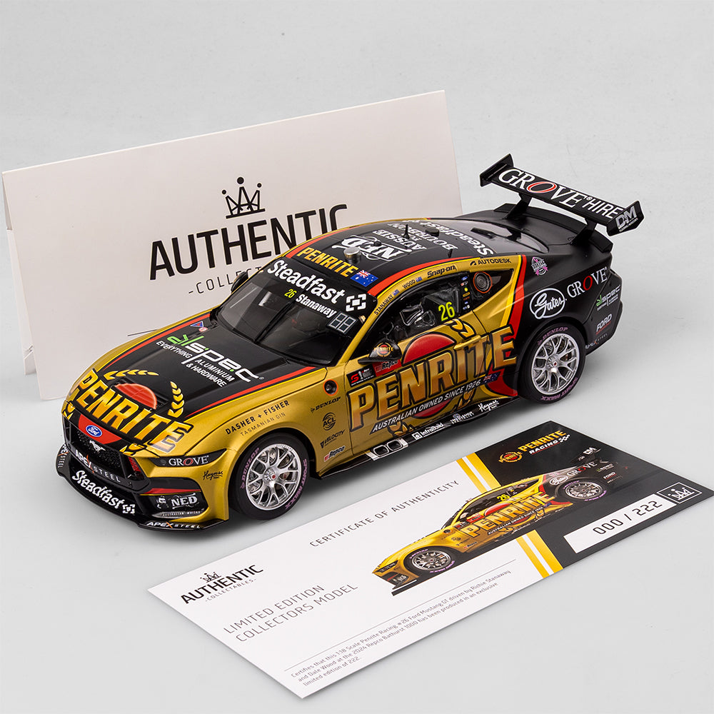 1:18 Penrite Racing #26 Ford Mustang GT - 2024 Repco Bathurst 1000 Gold Livery