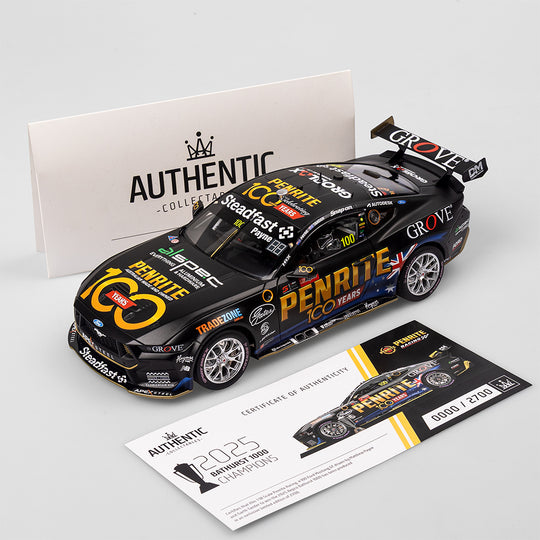 1:18 Penrite Racing #100 Ford Mustang GT - 2025 Repco Bathurst 1000 Winner