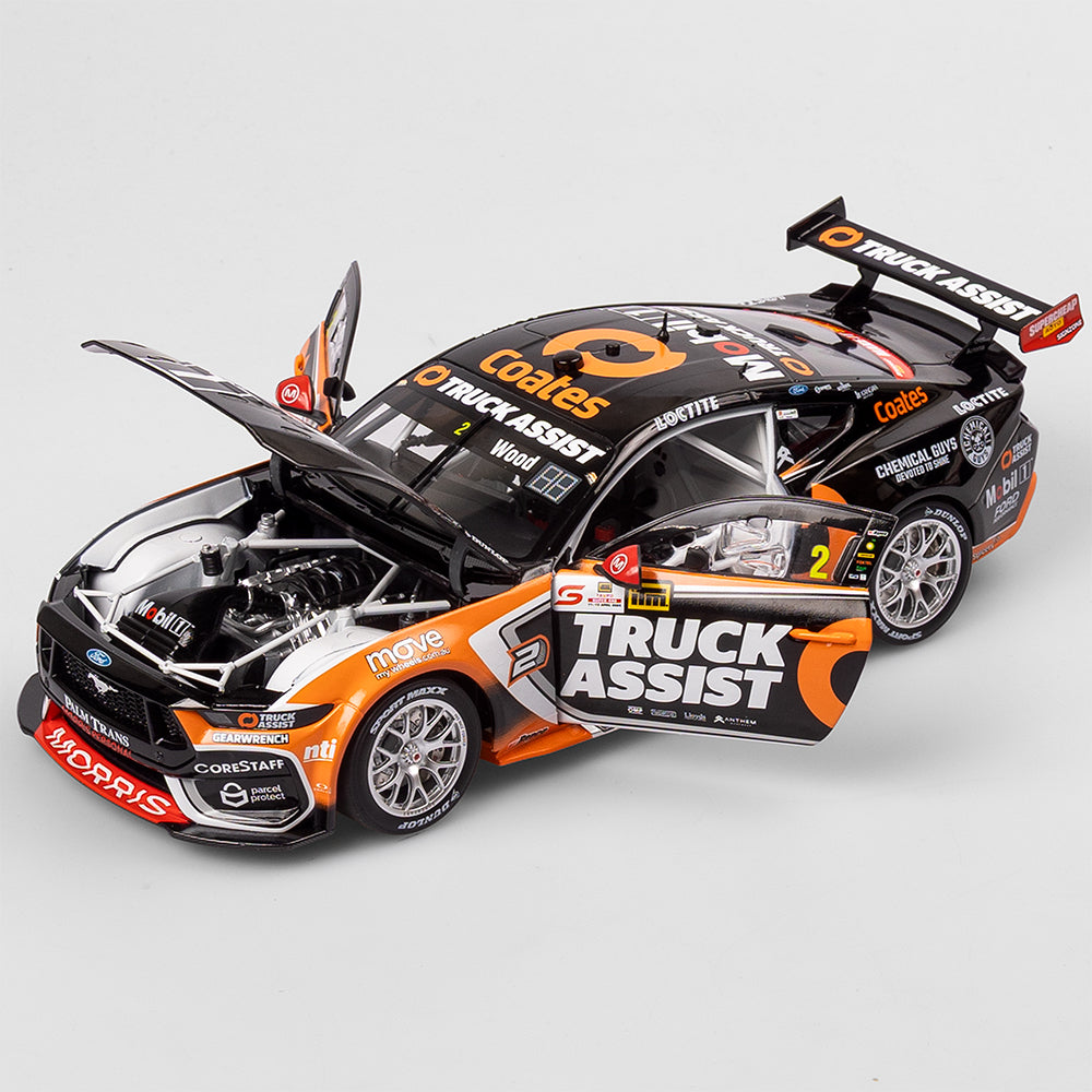 1:18 Mobil 1 Truck Assist Racing #2 Ford Mustang GT - 2025 ITM Taupo Super 440 Race 8 Podium