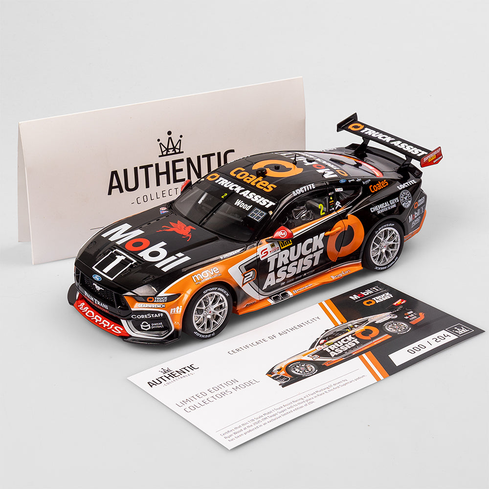 1:18 Mobil 1 Truck Assist Racing #2 Ford Mustang GT - 2025 ITM Taupo Super 440 Race 8 Podium