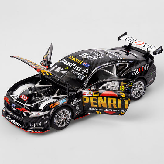 1:18 Penrite Racing ANZAC Appeal #19 Ford Mustang GT - 2025 ITM Taupo Super 440 Jason Richards Trophy Winner