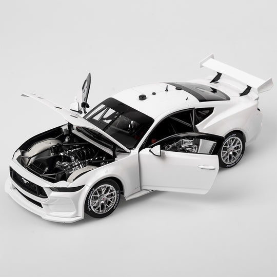 1:18 Plain Body Ford Mustang GT Gen3 Supercar - Gloss White