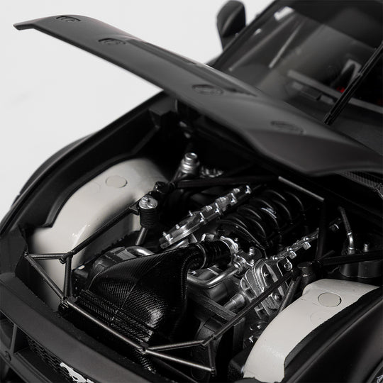1:18 Plain Body Ford Mustang GT Gen3 Supercar - Matte Black
