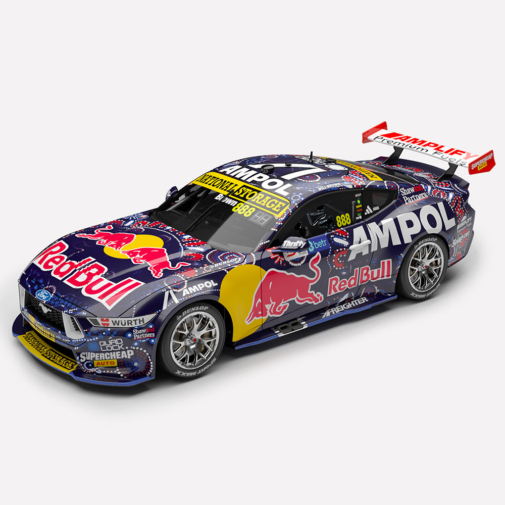 1:43 Red Bull Ampol Racing #888 Ford Mustang GT - 2026 Betr Darwin Triple Crown Indigenous Round