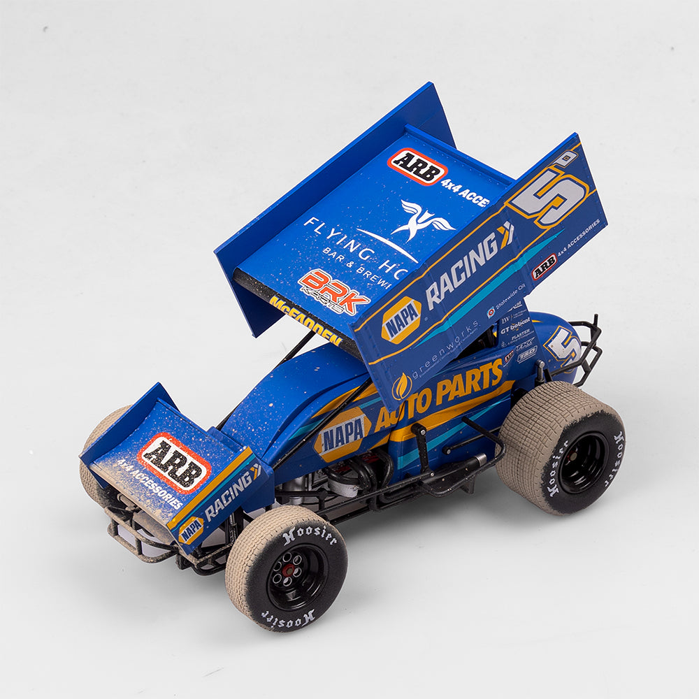 1:18 Hodges Motorsport #D5 NAPA Racing Sprintcar - 2024 NAPA Speedway: Sprintcars In The City Invitational - Dirty Version Exclusive
