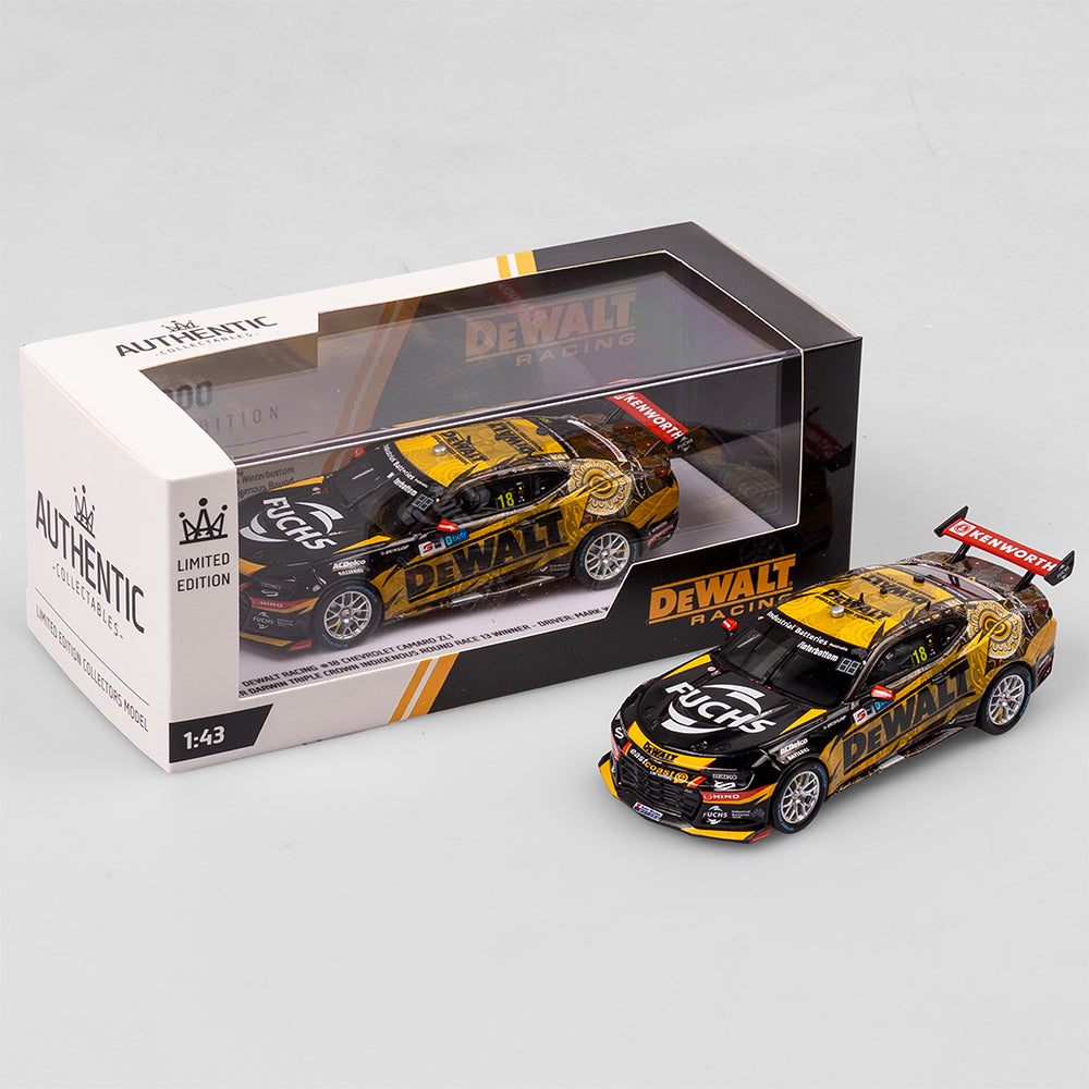 1:43 DEWALT Racing #18 Chevrolet Camaro ZL1 - 2023 Darwin Triple Crown Indigenous Round Race 13 Winner