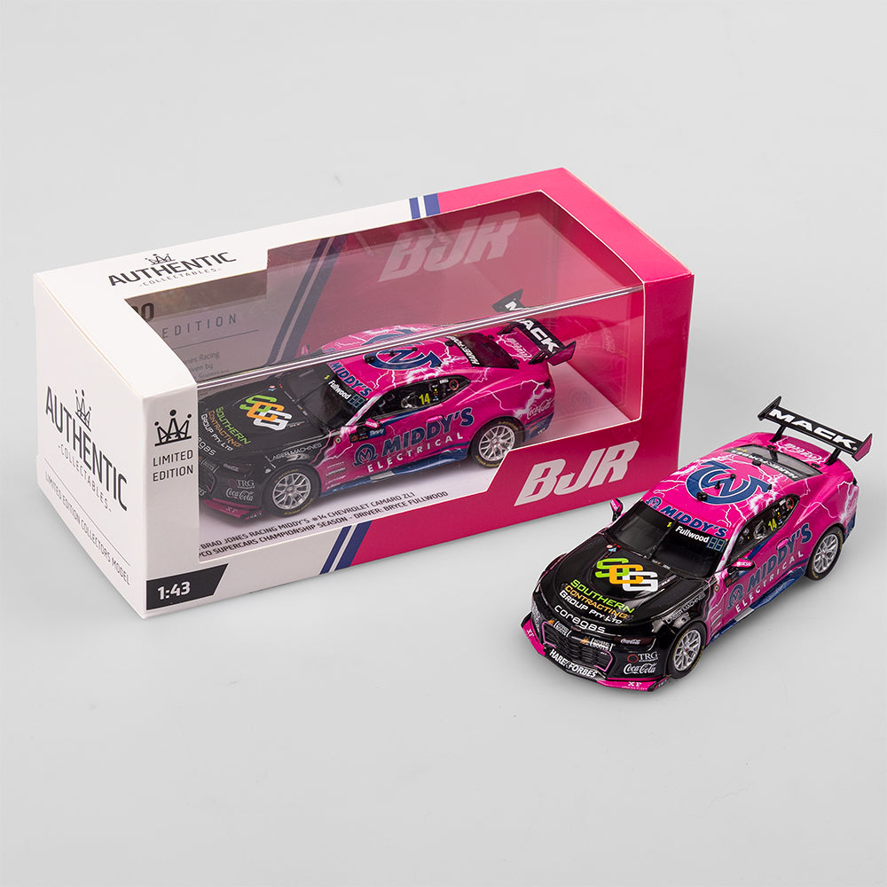 1:43 Brad Jones Racing Middy’s Electrical #14 Chevrolet Camaro ZL1 - 2024 Supercars Championship Season
