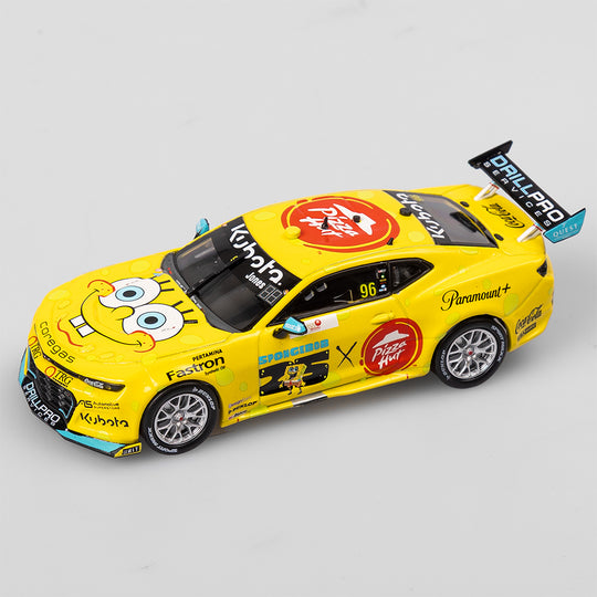 1:43 Brad Jones Racing Pizza Hut #96 SpongeBob SquarePants Chevrolet Camaro ZL1 - 2024 Melbourne SuperSprint (AGP)