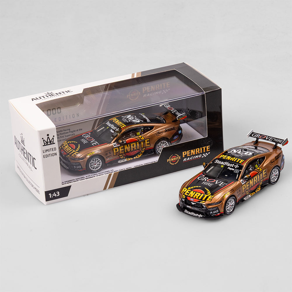 1:43 Penrite Racing #19 Ford Mustang GT - 2023 Adelaide 500 Winner