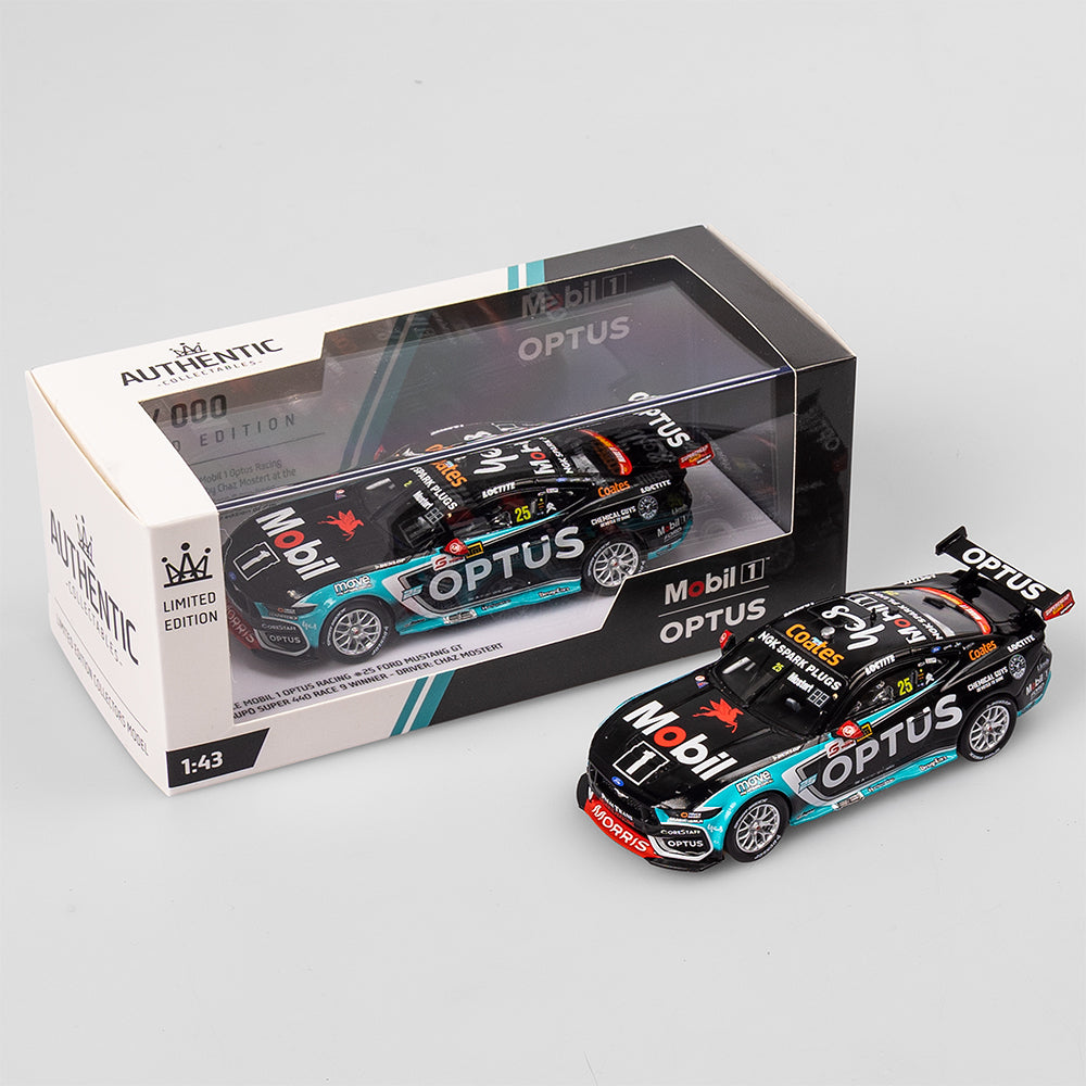 1:43 Mobil 1 Optus Racing #25 Ford Mustang GT - 2025 ITM Taupo Super 440 Race 9 Winner