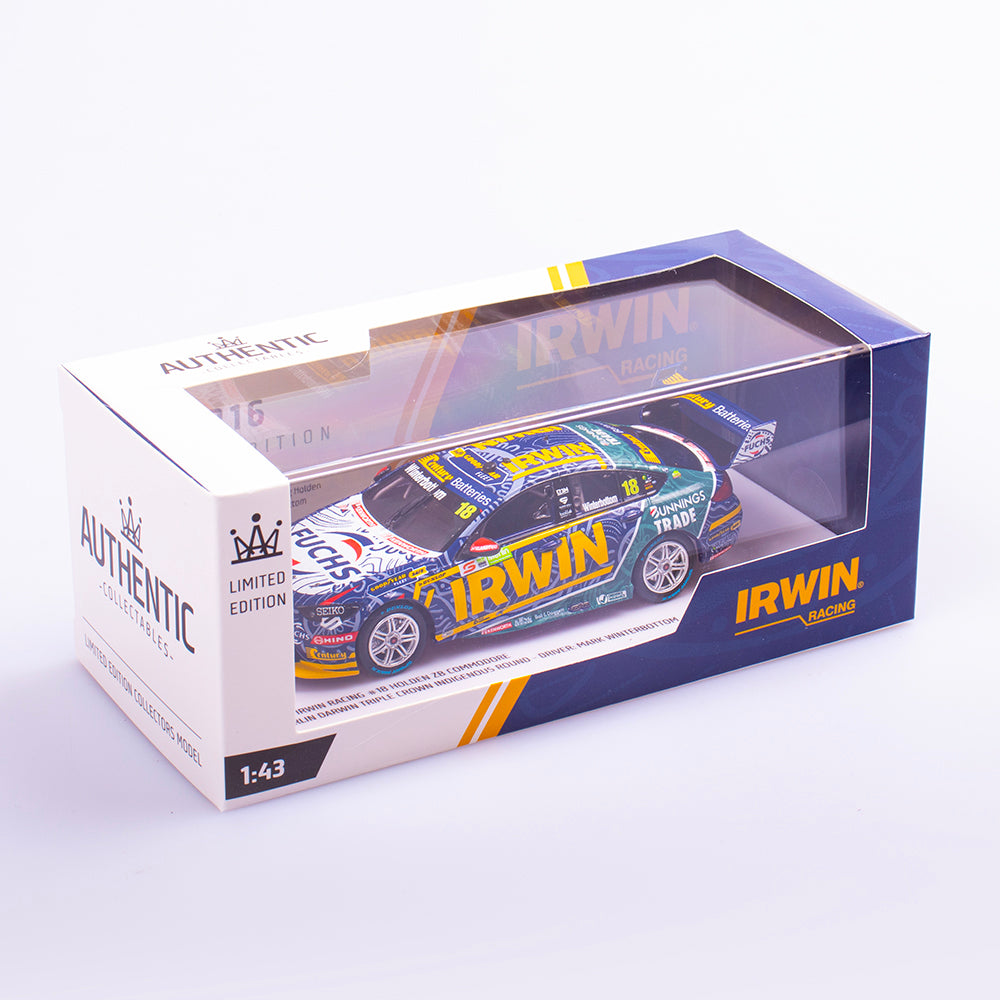 1:43 IRWIN Racing #18 Holden ZB Commodore - 2022 Darwin Triple Crown Indigenous Round