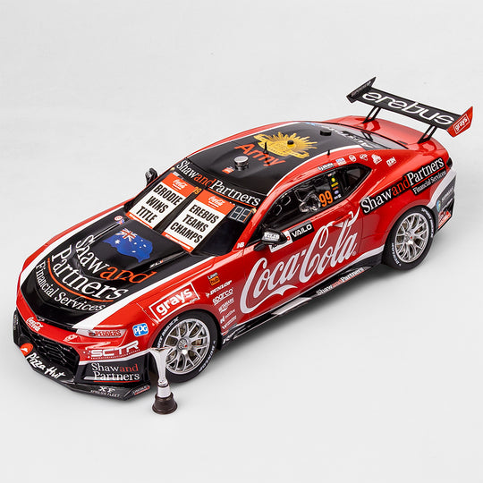1:12 Coca-Cola Racing By Erebus #99 Chevrolet Camaro ZL1 - 2023 Supercars Championship Winner