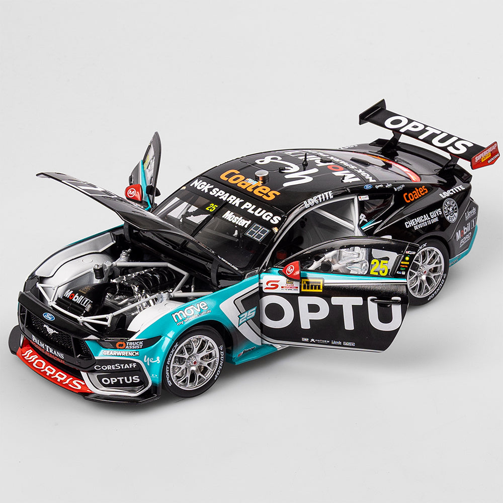 1:18 Mobil 1 Optus Racing #25 Ford Mustang GT - 2025 ITM Taupo Super 440 Race 9 Winner