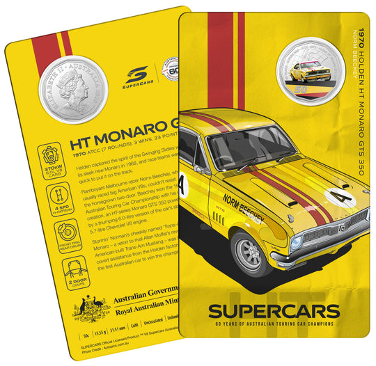 Royal Australian Mint 60 Years of Supercars Nine Coin Collectors Presentation Set