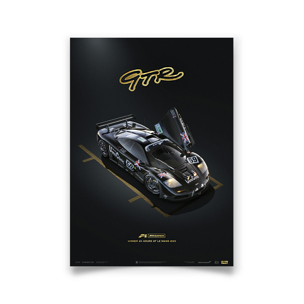 McLaren F1 GTR - 1995 24h Le Mans Winner - Collector's Edition Print