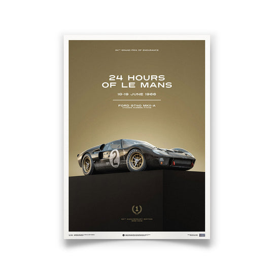 Ford GT40 1966 LeMans 24HR Winner Print