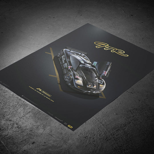 McLaren F1 GTR - 1995 24h Le Mans Winner - Collector's Edition Print