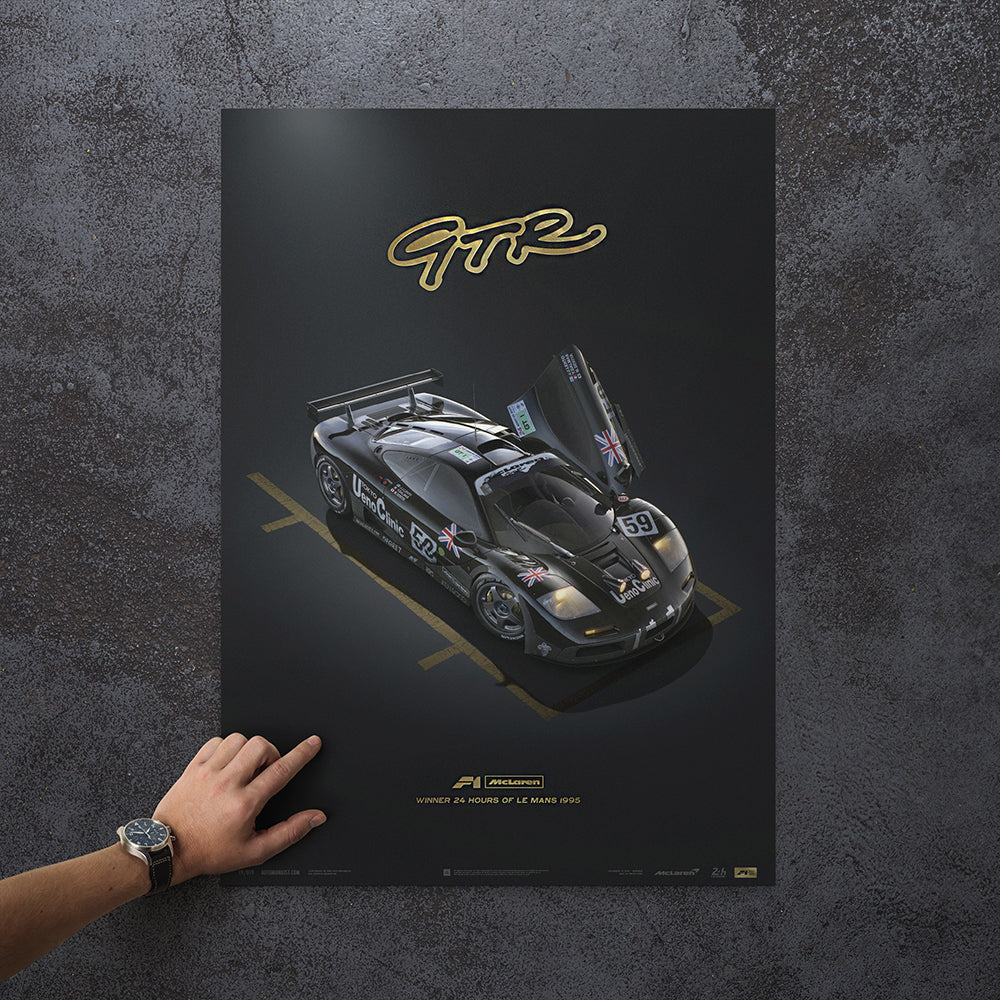 McLaren F1 GTR - 1995 24h Le Mans Winner - Collector's Edition Print