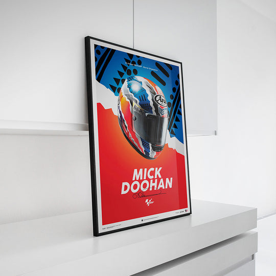 Mick Doohan - Helmet 1999 Print