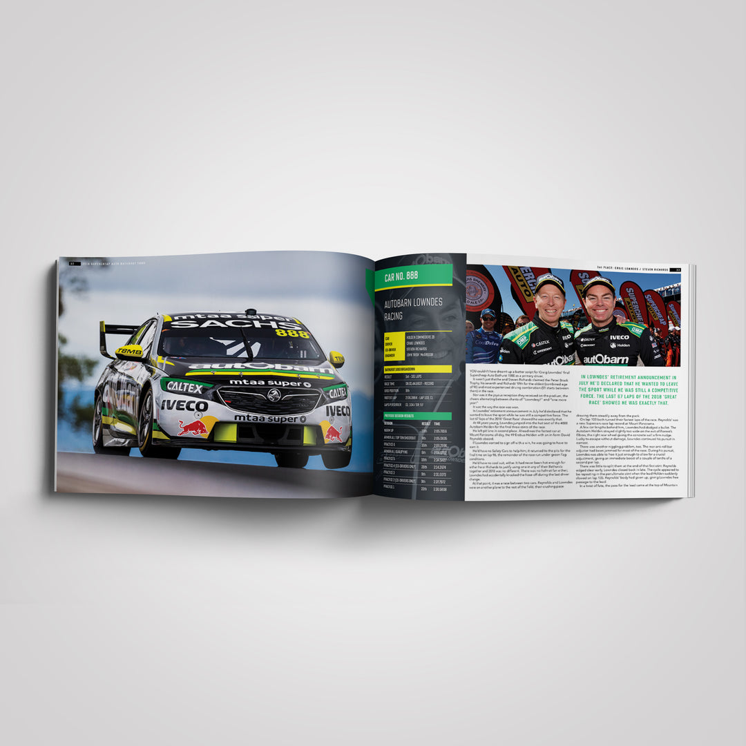 2018 Supercheap Auto Bathurst 1000 Annual Collectors Book