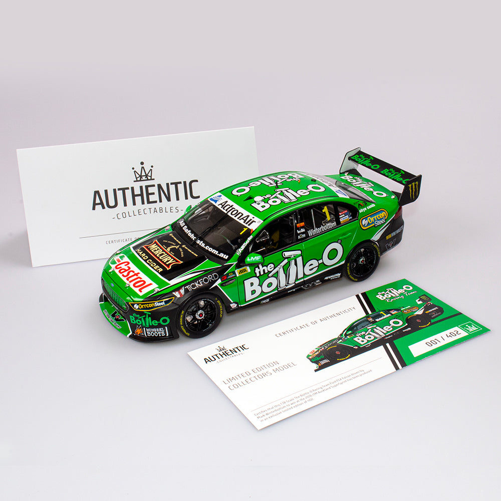 1:18 The Bottle-O Racing Team #1 Ford FGX Falcon Supercar - 2016 ITM Auckland Supersprint Race Winner