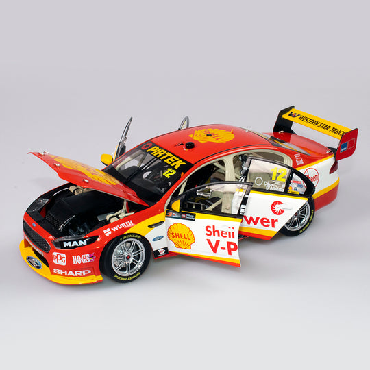 1:18 Shell V-Power Racing Team #12 Ford FGX Falcon Supercar - 2017 Sandown 500 Retro Round