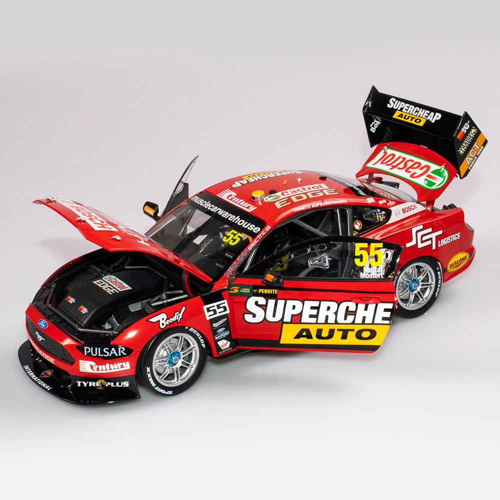 1:18 Supercheap Auto Racing #55 Ford Mustang GT Supercar - 2019 Sandown 500 Retro Round