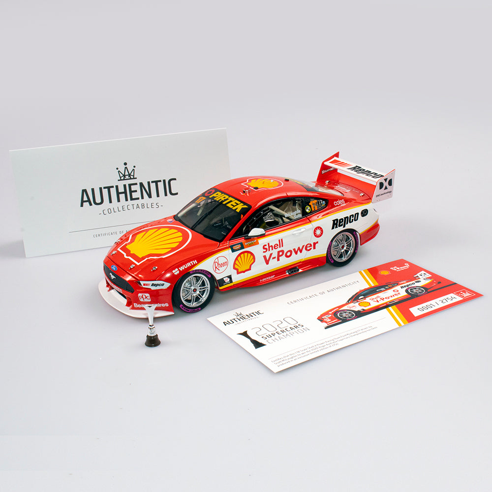 1:18 Shell V-Power Racing Team #17 Ford Mustang GT Supercar - 2020 Championship Winner