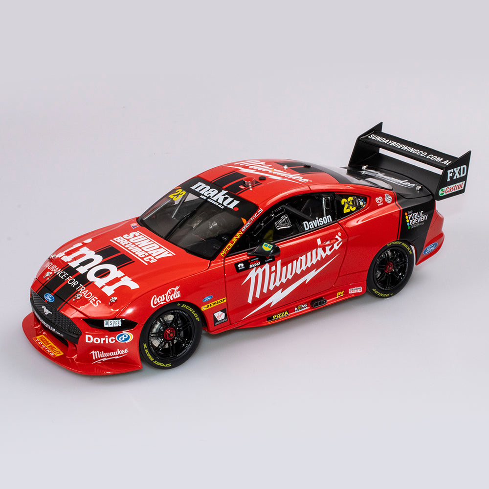 1:18 Milwaukee Racing #23 Ford Mustang GT Supercar - 2020 Championship Season