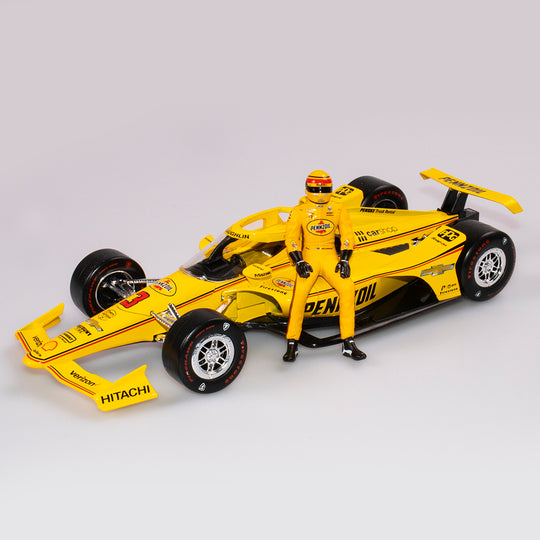 1:18 Team Penske #3 Pennzoil Dallara Chevrolet INDYCAR With Driver Figurine - 2021 INDY 500 - Driver: Scott McLaughlin