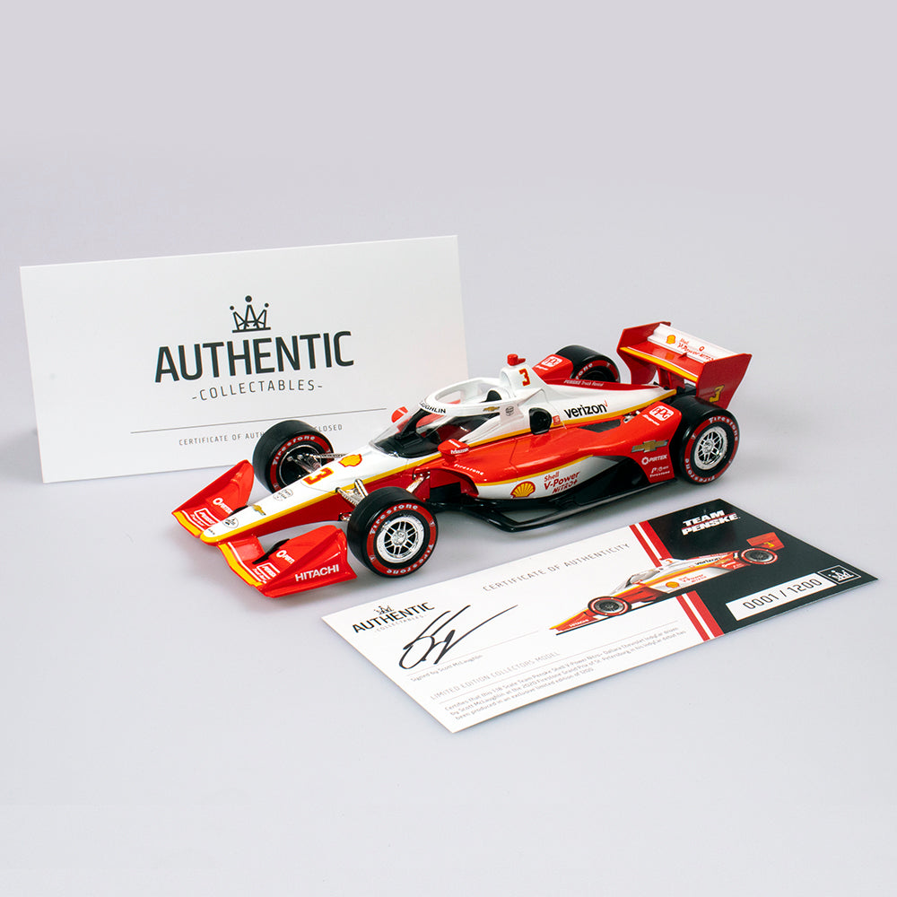 1:18 Team Penske #3 Dallara Chevrolet INDYCAR - 2020 Grand Prix of St. Petersburg - Driver: Scott McLaughlin (Signature Edition)